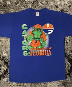 Vintage Florida Gators College Football Shirt University Of Florida Crewneck Sweatshirt