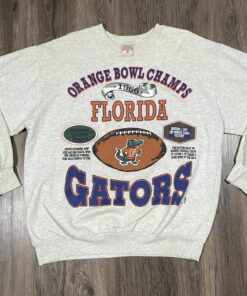 Vintage Florida Gators Crewneck 1966 Orange Bowl Champs Sweater Hoodie