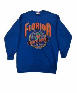 Vintage Florida Gators Crewneck Sweatshirt Pullover Hoodie Full Size And Color
