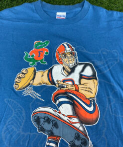 Vintage Florida Gators Football Quarterback Shirt UF Crewneck Sweatshirt