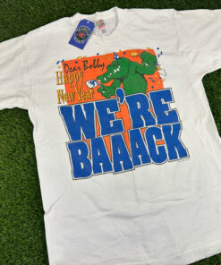 Vintage Florida Gators Happy New Year 1997 FSU Sweatshirt T Shirt