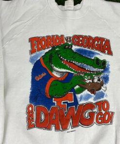 Vintage Florida Gators Hotdog Sweatshirt Reprint Full Size And Color