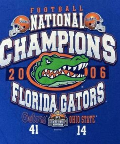 Vintage Florida Gators Men XL 2006 Long Sleeve Graphic T Shirt UF Football Champion Crewneck Sweatshirt