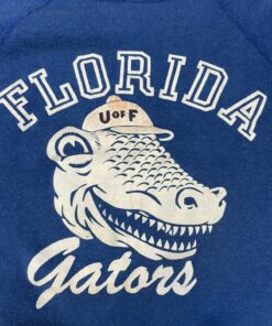 Vintage Florida Gators Sweatshirt Gitfs For Mens Blue Crew Neck Made In USA