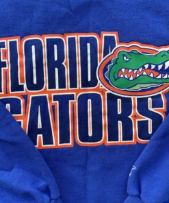 Vintage Florida Gators Sweatshirt UF Crewneck Football Blue Made in USA Full Size