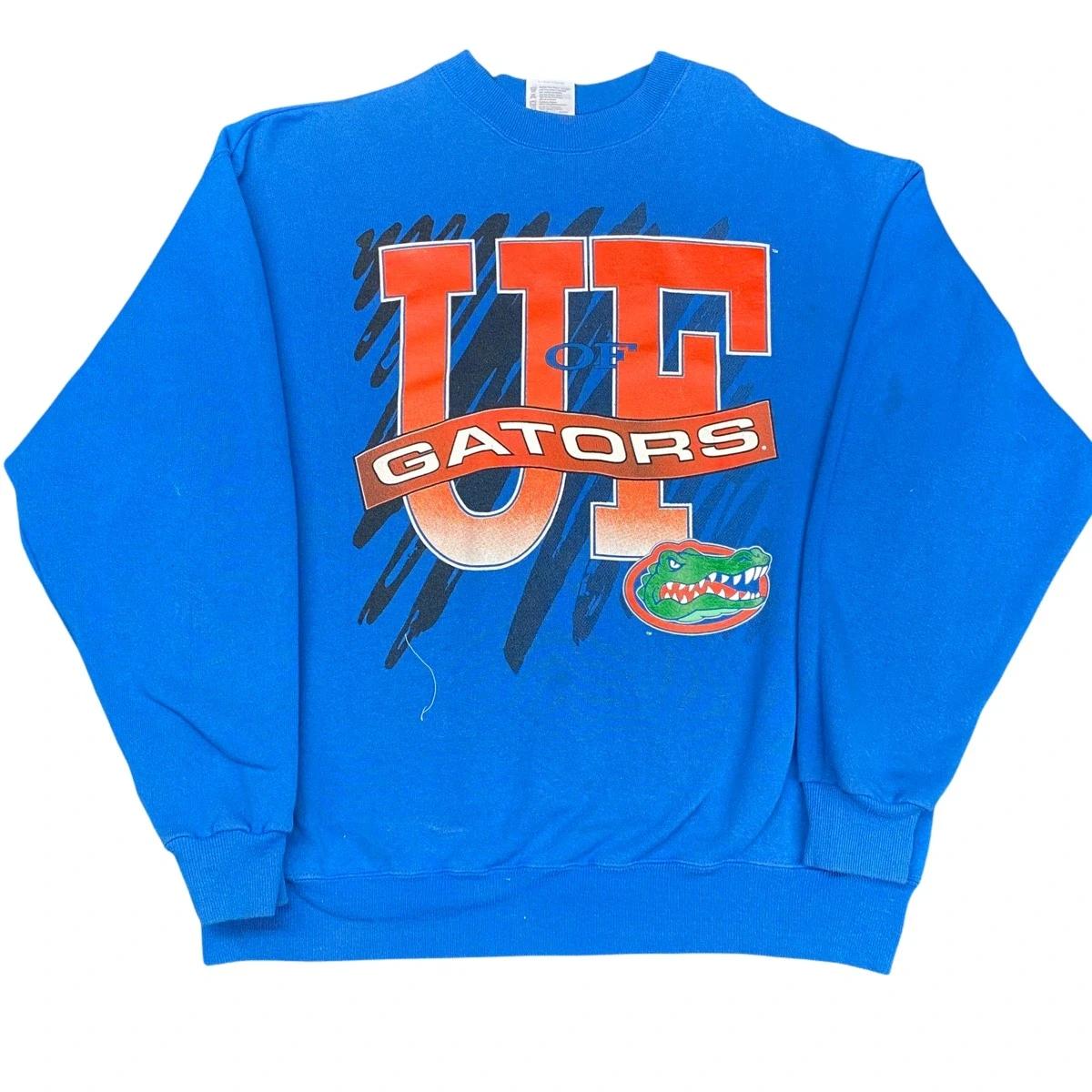 Vintage Florida Gators Sweatshirt UF Crewneck Sweater Hoodie Full Size Made In USA