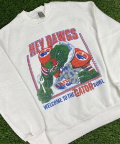 Vintage Florida Gators Sweatshirt Welcome To The Gator Bowl Hoodie T Shirt