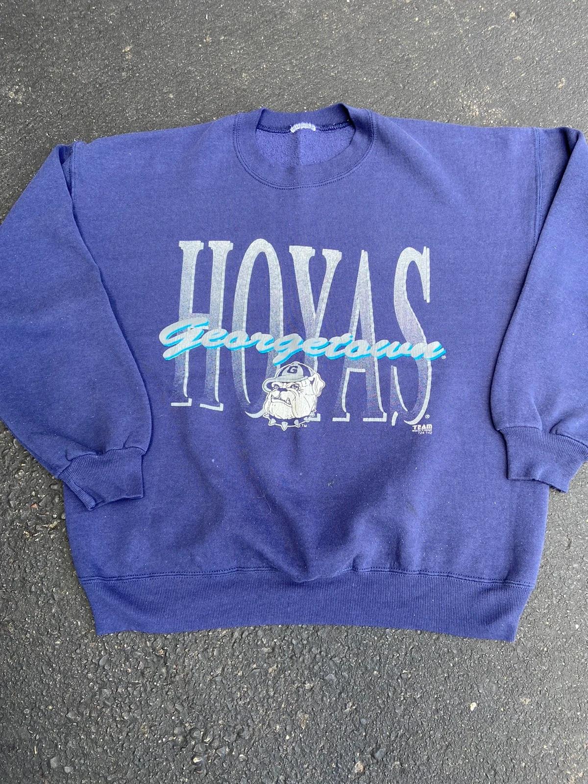 Vintage Georgetown Hoyas College Graphic Crewneck