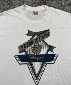 Vintage Georgetown Hoyas University College 90s T Shirt Adult