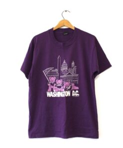 Vintage Georgetown University Hoyas Bulldog T Shirt