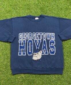 Vintage Georgetown University Hoyas Crewneck Sweatshirt Made USA