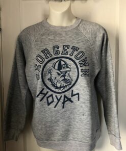 Vintage Georgetown University Hoyas NCAA Crew Neck Sweatshirt Mens
