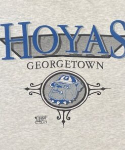 Vintage Georgetown University Hoyas T Shirt Tee Oneita Made USA
