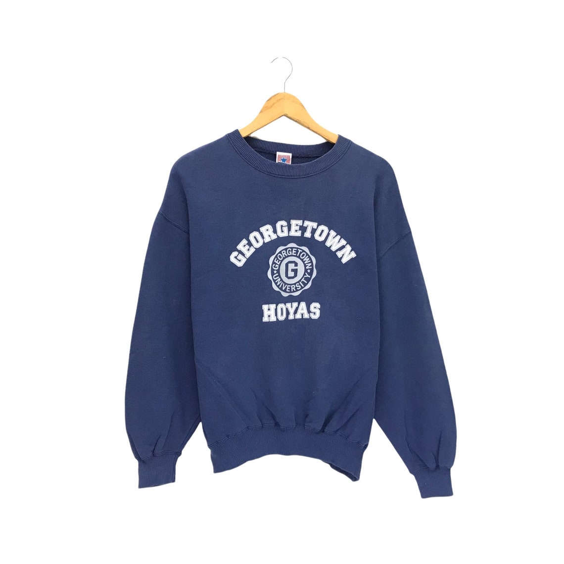 Vintage Georgetown University Sweatshirt Crewneck Big Logo