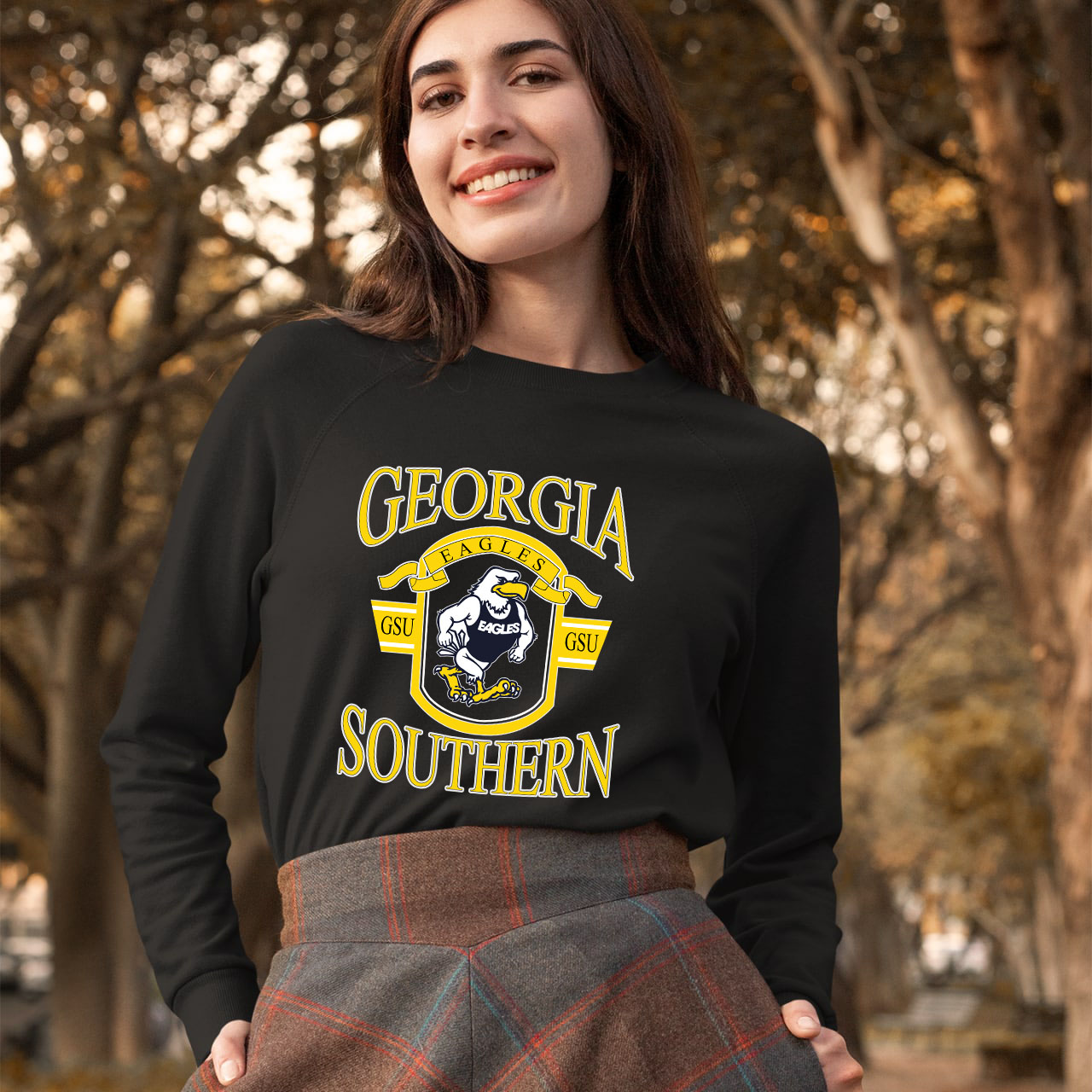 Vintage Georgia Southern University Eagles Sweatshirt - Image 2