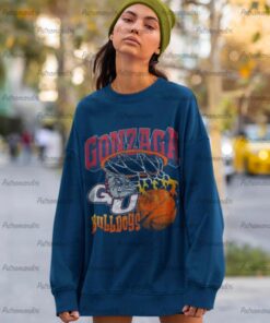 Vintage Gonzaga Bulldogs University Crewneck Sweatshirt
