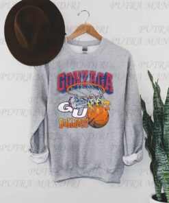 Vintage Gonzaga Bulldogs University Crewneck Sweatshirt Gifts for Fans