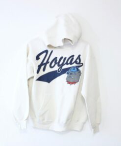 Vintage Hoyas Georgetown University Hooded Sweatshirt