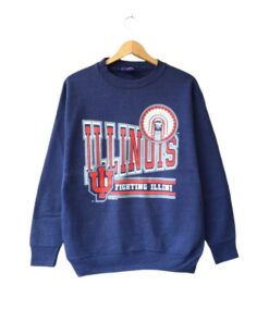 Vintage Illinois Fighting Illininois (University of Illinois) Rose Bowl Football, NCAA Illinois Fighting Illini Sweatshirt T-Shirt Hoodie
