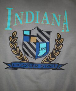Vintage Indiana Hoosier State pullover sweatshirt, IU Sweatshirt, Indiana Hoosiers Shirt Gifts For NCAA Fans