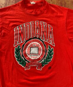 Vintage Indiana Hoosiers T Shirt, IU Sweatshirt, Indiana Hoosiers Shirt Gifts For NCAA Fans