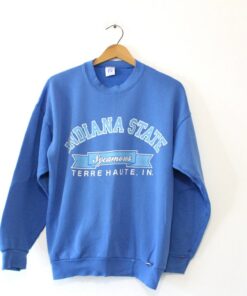 Vintage Indiana State University Sycamores Sweatshirt Large