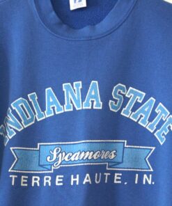 Vintage Indiana State University Sycamores Sweatshirt Large