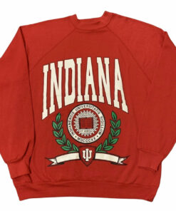 Vintage Indiana Sweatshirt, IU Sweatshirt, Indiana Hoosiers Shirt Gifts For NCAA Fans