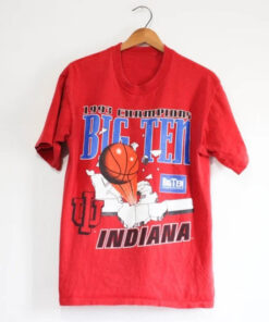 Vintage Indiana University Hoosiers Basketball Champions T-Shirt, Indiana Hoosiers Shirt, Vintage 90 Shirt, Gift For Her, Gift For Him