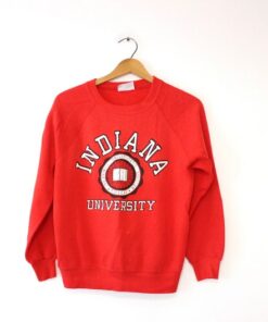 Vintage Indiana University Hoosiers Sweatshirt Large, IU Sweatshirt, Indiana Hoosiers Shirt Gifts For NCAA Fans