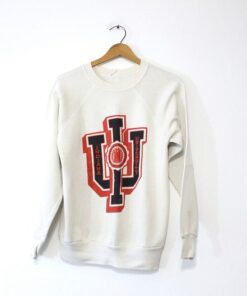 Vintage Indiana University Hoosiers Sweatshirt Medium, IU Sweatshirt, Indiana Hoosiers Shirt Gifts For NCAA Fans
