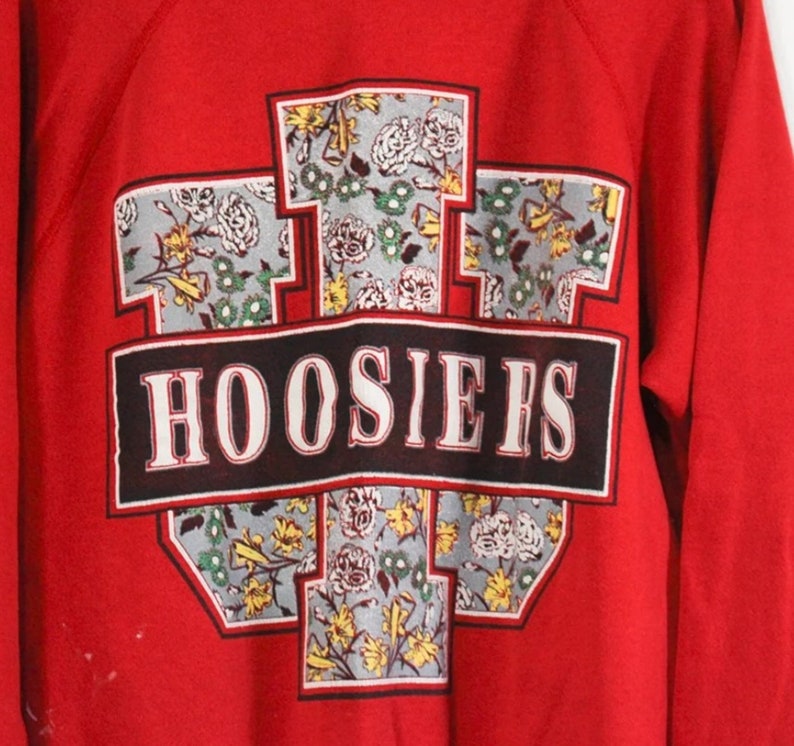 Vintage Indiana University Hoosiers Sweatshirt, Vintage 90s Shirt, Gift for Her, Gift For Him, Indiana University Sweater, Indiana Shirt