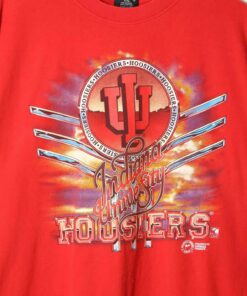 Vintage Indiana University Hoosiers T-shirt Made in USA, IU Sweatshirt, Indiana Hoosiers Shirt Gifts For NCAA Fans