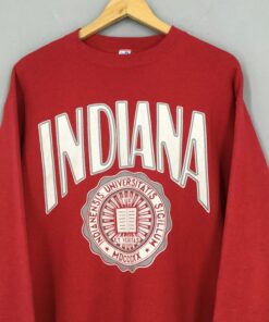 Vintage Indiana University Sweatshirt Indiana College Pullover Indiana Jumper, University Of Indiana T-Shirt Hoodie