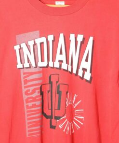 Vintage Indiana University T-shirt, IU Sweatshirt, Indiana Hoosiers Shirt Gifts For NCAA Fans