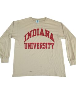 Vintage Indiana University long sleeve shirt, IU Sweatshirt, Indiana Hoosiers Shirt Gifts For NCAA Fans