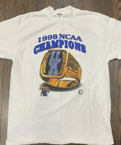 Vintage Kentucky Wildcats 1996 National Champs Extra Large Short Sleeve Shirt