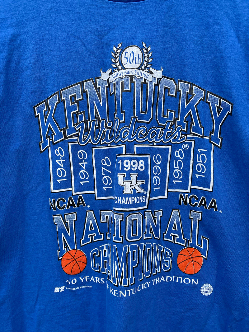Vintage Kentucky Wildcats Sweater Blue Colour Kentucky Wildcats University Sweatshirts