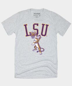 Vintage LSU Dunking Tiger Basketball T-Shirt