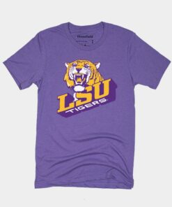 Vintage LSU Tigers 1980s Logo T-Shirt