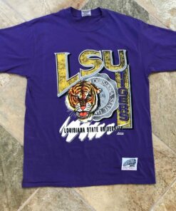 Vintage LSU Tigers Capital College Tshirt, Size Large