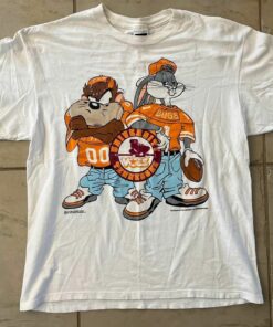 Vintage Looney Tunes University of Tennessee College Rap Tee T-Shirt Sweatshirt Full Sizes Colors Reprinted