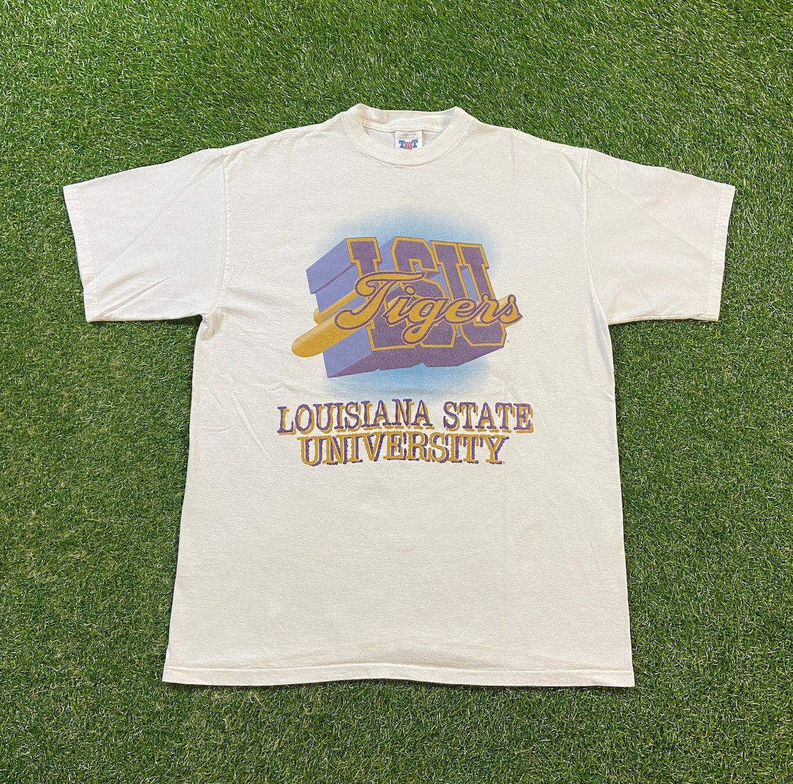 Vintage Louisiana State University T Shirt Tee