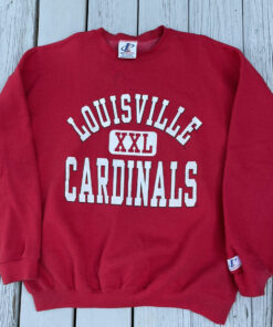 Vintage Louisville Cardinals College Crewneck Sweatshirt Reprinted, Uofl Sweatshirt, University of Louisville Sweatshirt
