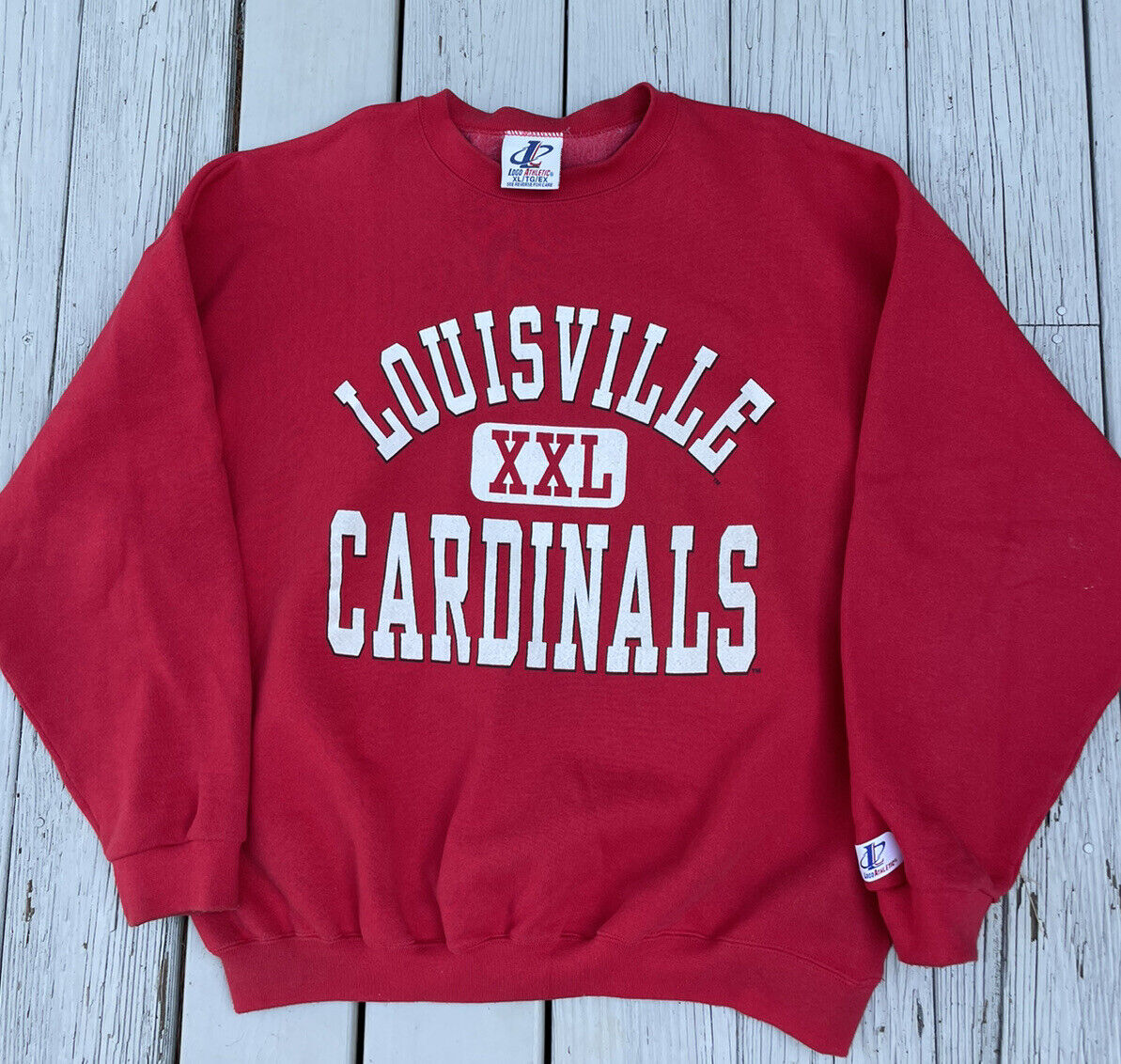 Vintage Louisville Cardinals College Crewneck Sweatshirt Reprinted, Uofl Sweatshirt, University of Louisville Sweatshirt