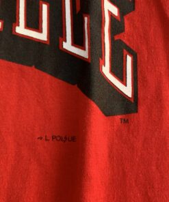 Vintage Louisville Cardinals Crew Neck T-Shirt Single Stitch Red