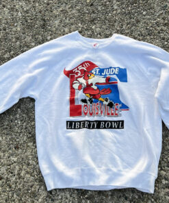 Vintage Louisville Cardinals Crewneck Sweatshirt St Jude Liberty Bowl