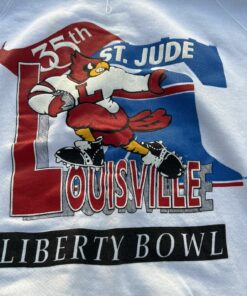 Vintage Louisville Cardinals Crewneck Sweatshirt St Jude Liberty Bowl