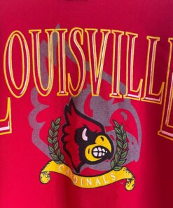 Vintage Louisville Cardinals Girardin Crewneck Sweater Reprinted, Uofl Sweatshirt, University of Louisville Sweatshirt