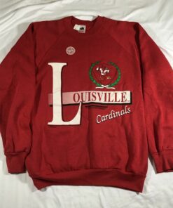 Vintage Louisville Cardinals Single Stitch Sweatshirt Reprinted, Uofl Sweatshirt, University of Louisville Sweatshirt
